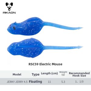 RIKAON | Rat Shaped Soft Lure 4.5 Inch