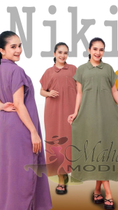 PROMO DASTER BUSUI VIRAL 35RB NIKITA LONG DRES/ DASTER KEKINIAN/ DASTER BUSUI/ DASTER KECE