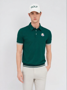 RYDER CUP EST.1927 | Golf Lightweight Ventilation Stretch Polo Short Sleeve