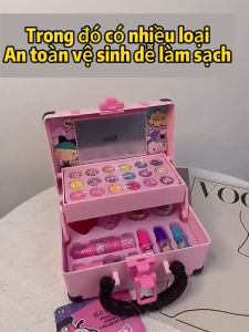 🎁【siêu rẻ】Bộ mỹ phẩm đồ chơi trang điểm 33 món không độc hại thích hợp cho bé