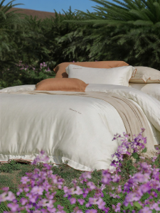 Mercury | Silk Linen Blend Summer Four Piece Bed Set