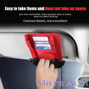 TEMPAT KARTU KACAMATA DI VISOR MOBIL/ CAR ORGANIZER CARD HOLDER