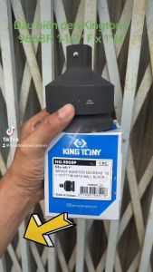 Đầu biến đen Kingtony 9868P 1-1/2″ F x 1″M