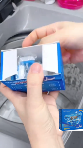 Washing Machine Cleaners ทำความสะอาดเครื่องซักผ้า ฆ่าเชื้อแบคทีเรียได้ถึง 99.9% เม็ดฟู่(12เม็ด/1กล่อง)