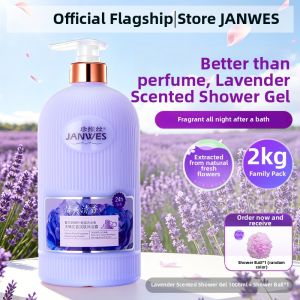 JANWES | Long-lasting Scent Niacinamide Amino Acid Moisturizing Bath Shower Gel