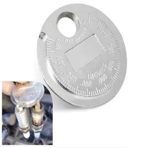 1/5/10pcs Coin Type 0.6-2.4mm Spark Plug Gap Measurement Tool For Automotive Parts Compact And Portable Universal Zinc Alloy