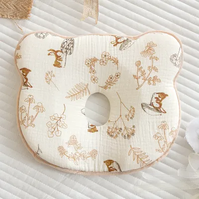 ANYOUBI | Breathable Cotton Gauze Anti-Flat Head Infant Pillow