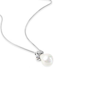 MUYANG | Muyang 2025 New Autumn Winter Long Pearl Mother Of Pearl Sweater Chain Necklace Original Design Luxury Feelings Accessories For Women