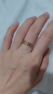 CINCIN BAHAN TITANIUM WARNA ROSE GOLD / AKSESORIS BAHAN TITANIUM / PERHIASAN FASHION BAHAN TITANIUM ♥ GIRLIE ACC ♥