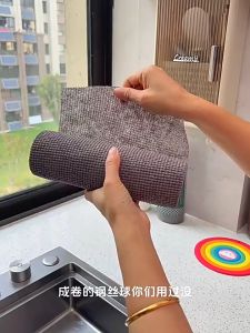 Cleaning Cloth Multi-Purpose One-time Wash Cloth Non-stick Oil Dish Cloth Kitchen Kitchen Towels Absorb Water and Oil Kitchen Rags