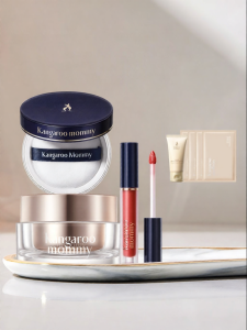 Kangaroo Mommy | Pregnancy-Safe Makeup Set For Prep & Maternity Use Primer Balm Lipgloss Finishing Powder
