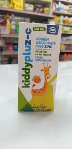 KIDDYPLUZ-C Syrup Sodium Ascorbate + Zinc 120ml