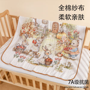 Pure Cotton Baby Bath Towel Six Layers Cotton Muslin Wrap Newborn Infant Blanket Childrens Blanket Soft Comfortable Lightweight