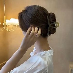 หนีบผมใหญ่ กิ๊บติดผมอะคริลิคใส ขนาดใหญ่ สไตล์เกาหลี ACFUNY