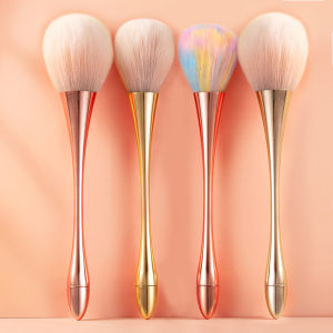 【2Pcs/Set】Small Waist Loose Powder Makeup Brush Oversized Single Foundation Blush Goblet Makeup Tools Brush