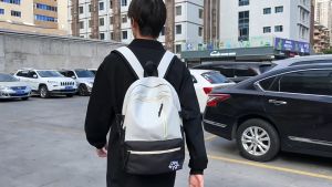 JSM - TR70 Tas Ransel Sekolah Tas Ransel Anak Tas Ransel Waterproof - Nilon, Pilihan Warna: Biru, Coklat, Hijau, Hitam - Ukuran: Panjang 43cm, Lebar 27cm, Berat: 400 Gram