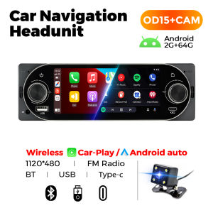 MEKEDE Android 13 Car Radio 1Din Multimedia Video 2G 32GB MP5 Player with Wireless Carplay Auto Universal Stereo BT FM Autoradio