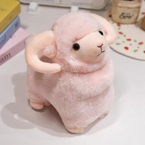 Hot 1pc 25/35/45CM Little Sheep Plush Toys Cute White Goat Stuffed Soft Doll Pillow For Birthday Christmas Gifts