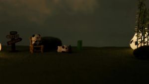 Panda LED Night Light Touch Sensor USB Rechargeable Silicone Animal Lamp for Kids Room Decor Ornament Gifts