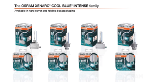Osram D2R Xenon Bulb Cool Blue Intense 5500K 12V 35W for Enhanced Headlight Visibility - Import