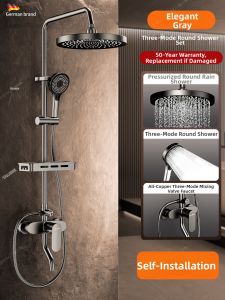 YALANDENG | High-Pressure Copper Shower Set