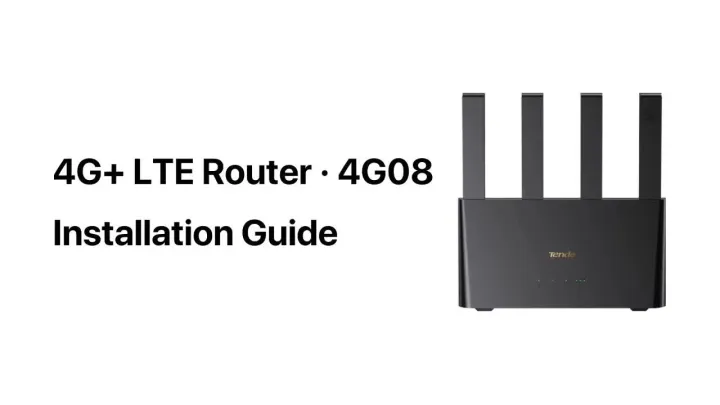 Tenda | Tenda 4G08 4G+ Router AC1200 CAT6 LTE Router 2.4G&5Ghz SIM Card slot Hotspot WiFi Router Modem Home Outdoor Mesh WiFi+ Coverage