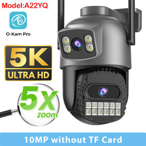 BESDER | 15MP Wifi IP Camera PTZ Outdoor Dual Screen 10X Digital Zoom 4K Human Detection 10MP Security Camera Surveillance O-Kam Pro APP