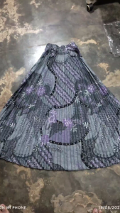 Rok Plisket Batik Jumbo Premium Bahan Katun Halus Tebal Tidak Meneerawang Lingkar Pinggang Muat Sampai BB 80 KG Panjang Rok 100 Cm Super Mayung 280 Cm Rok Dewasa Tradisional
