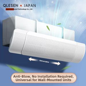 QIAOLESEN | Tấm Chắn Gió Điều Hòa Treo Tường Universal Anti-Direct Blow