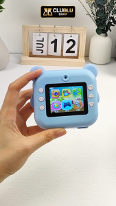 CLUBLU Máy Ảnh In Nhiệt Mini Y6E Tức Thì Cho Bé Chụp Lấy Liền Kỹ Thuật Số 20MP Quay Video HD Camera