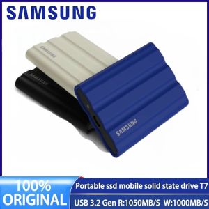 SAMSUNG Portable SSD T7 Shield - Compact Rugged External Storage with IP65 1TB 2TB 4TB 1050MB/s Read Speed via USB 3.2