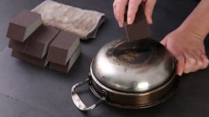 ฟองน้ำหม้อ ฟองน้ำมหัศจรรย์ สถานที่สุขภาพ เชื่อผ่านความสะอาดหม้อ ครีมบำรุง ผลิตภัณฑ์ สำหรับการจัดการคราบ คราบฝัง สด ร้าน และการคล้องกับ