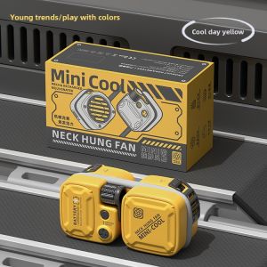 MONLEYTA | Portable Neck Fan USB Rechargeable Mini Quiet Powerful Wind Long Battery Life Outdoor Office Cooling Student Desk Essential Oil Diffuser