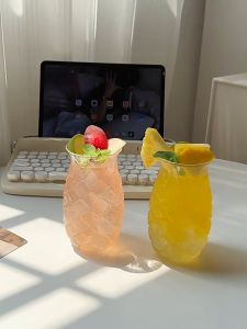 Locaupin Heat Resistant Healthy Glass Cups Water GlassCoffee CupsFlower Tea Glass Microwave Safe Glass Tea Cups