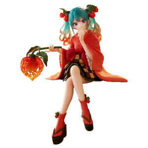 Bandai | Super Popular King Hatsune Miku Four-leaf Clover Hatsune Miku Pastoral Figure PVC Anime Figure Tabletop Decoration Birthday Gift
