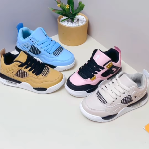 Future seeds Fashion Basketball shoes for kids boys rubber shoes for kidshandmade size 28-40