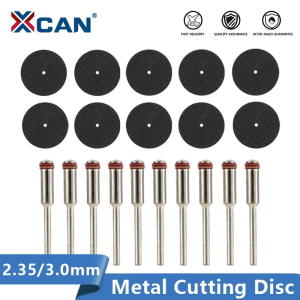XCAN 32mm Abrasive Cutting Disc With 2.35mm/3mm Mandrels  For Dremel Rotary Tool Accesories Metal Cutting Saw Blades