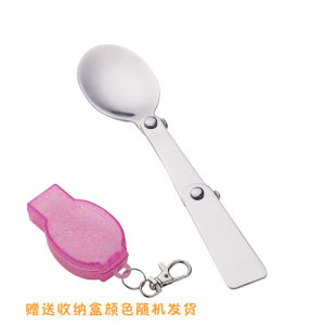 Bộ Nĩa Đũa Gấp Bằng Thép Không Gỉ Dùng Ngoài Trời Cho Tiệc Picnic Cắm Trại Bộ Dụng Cụ Ăn Uống Du Lịch Thiết Thực Màu Trơn