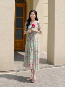 Koradior | Vacation Style Anti-Aging Silk Dress