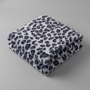 Leopard Print Faux Fur Fabric Soft Plush Artificial Fur Material for Sewing DIY Crafts Upholstery Home Decor