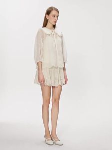 AIVEI | Romantic Forest Sweet Floral Half Skirt