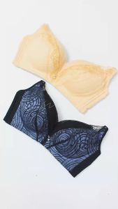 WIMIU BH Bra Wanita Busa Tipis Renda Full Cup Pakaian Dalam Wanita 001390