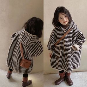 Childrens Coats Striped Hoodie Kids Jackets for Girls Baby Girl Winter Clothes Girls Coat Winter Jacket Kids Girl