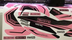 decal sticker full body beat motif blackpink simple