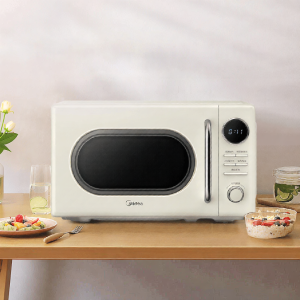 Midea | Mini Retro Microwave Cream Style