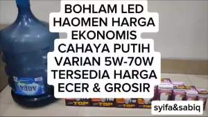 Lampu Led JUMBO 5W 10W 15W 20W 30W 40W 60W 70W HAOMEN BOHLAM LED JUMBO BISA LOW VOLTASE