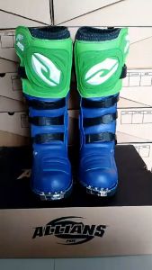 PROMO! Sepatu cross Trabas Trail ANRS safety Besi Sepatu Enduro Bahan KULIT Kode 04