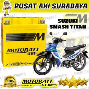 ACCU MOTOR SMASH TITAN MOTOBATT MTX5AL ACCU GEL SIAP PAKAI 12V MEGAPRO PRIMUS YB5LB GM5Z GT6A YT7C