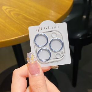 CD Pattern Protection Camera For iPhone 17 16 15 14 13 Pro Max Air Plus Mini Camera Lens Protector Tempered Glass Full Coverage