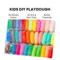 DIY handmade 36 colors (10g/Pck) playdough light air dry clay art and crafts children gift toys. 